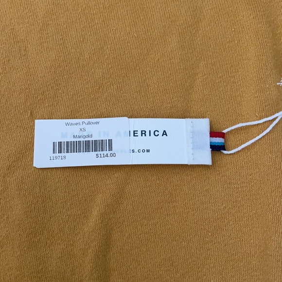 New w/ tags Sol Angeles Waves Pullover Marigold xs - Picture 3 of 4